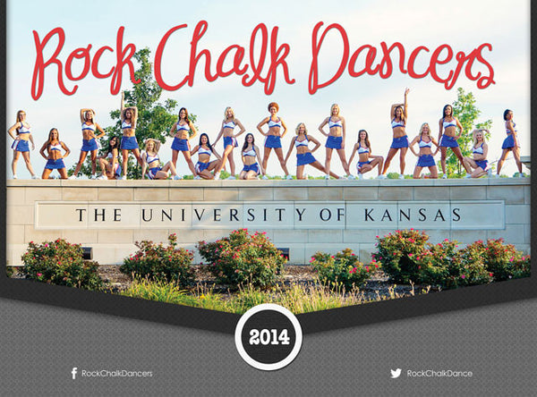 2014 Rock Chalk Dancer Calendar (Autographed)